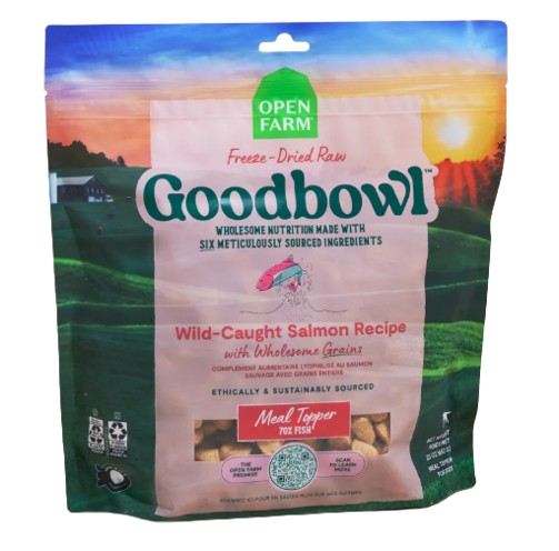 Open Farm Goodbowl™ Wild-Caught Salmon Freeze Dried Raw Morsels for Dogs