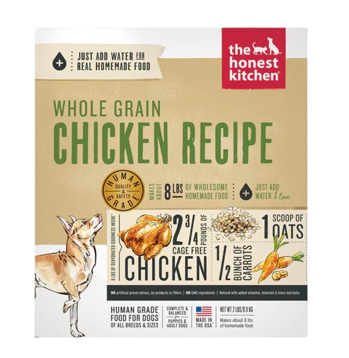 The Honest Kitchen Dehydrated Whole Grain Chicken Dog Food