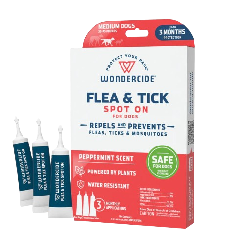 Wondercide Flea & Tick Spot On for Dogs + Cats with Natural Essential Oils