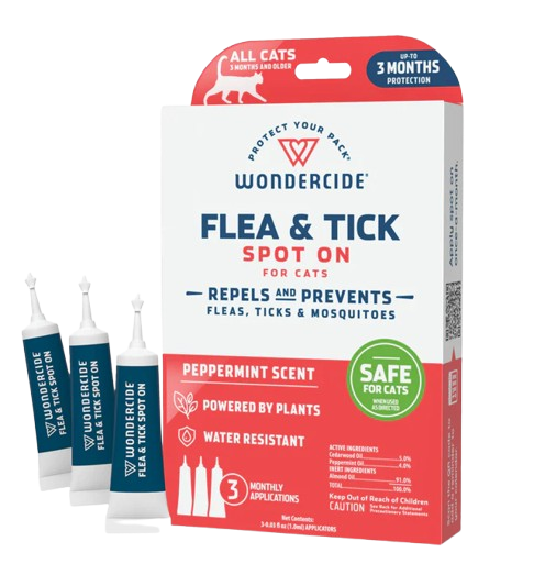 Wondercide Flea & Tick Spot On for Dogs + Cats with Natural Essential Oils