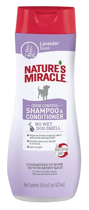 Nature's Miracle Skunk Odor Control Shampoo and Conditioner - Lavender, 32oz