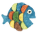Rainbow Fish Small Animal Chew Toy