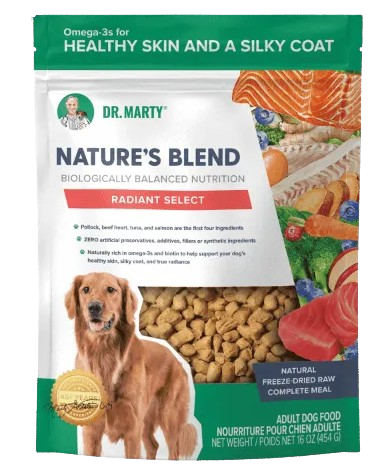Dr Marty Nature’s Blend Radiant Select Freeze-Dried Raw Dog Food