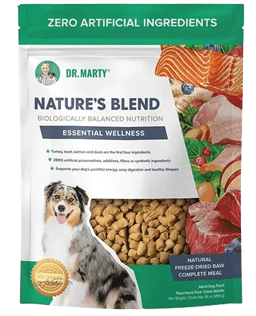 Dr Marty Nature’s Blend Essential Wellness Freeze-Dried Raw Dog Food