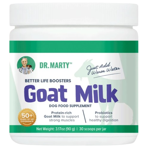 Dr Marty Better Life Boosters – Goat Milk, Dog Supplement, 3.17oz