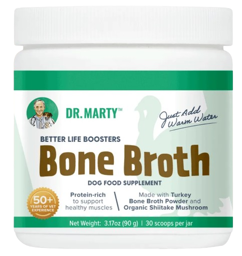 Dr Marty Better Life Boosters – Bone Broth for Dogs, 3.17oz