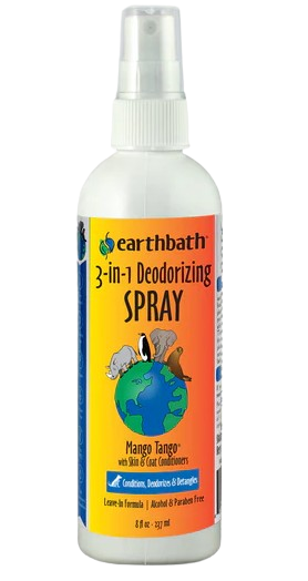 Earthbath 3-in-1 Deodorizing Spray for Pets - Mango Tango, 8oz