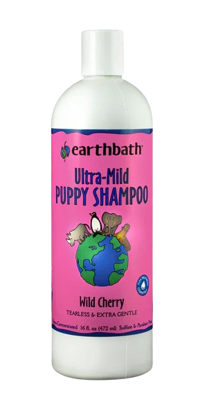Earthbath Ultra-Mild Puppy Shampoo - Wild Cherry, 16oz
