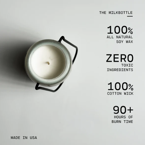 14 oz Milkbottle Candle: Hey, Pumpkin