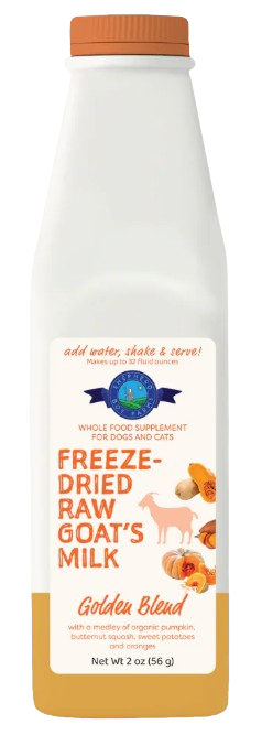Shepherd Boy Farms Raw Freeze-Dried Goat Milk for Dogs & Cats, Golden Blend