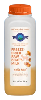Shepherd Boy Farms Raw Freeze-Dried Goat Milk for Dogs & Cats, Golden Blend