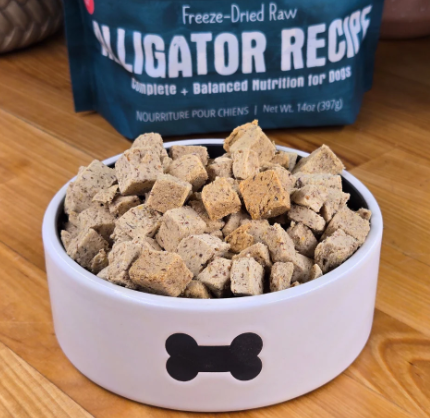 Shepherd Boy Farms Raw Freeze-Dried Dog Food, Alligator Recipe, 14oz