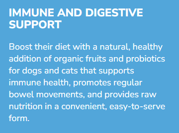 Shepherd Boy Farms Raw Freeze-Dried Goat Milk for Dogs & Cats, Fruit Blend