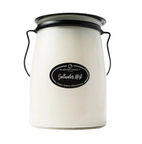 22 oz Butter Jar Candle: Saltwater Mist
