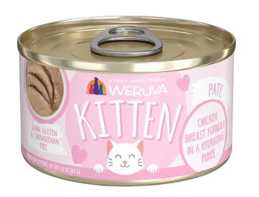 Weruva Kitten Chicken Breast Formula in a Hydrating Purée, 3oz Canned Cat Food