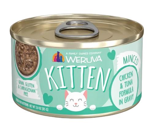 Weruva Kitten  Chicken & Tuna Formula in Gravy, 3oz canned cat food