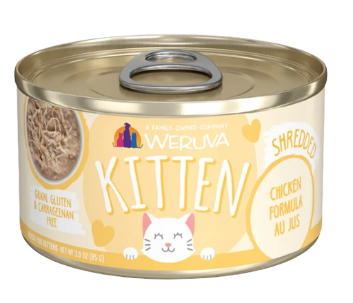Weruva Kitten  Chicken Formula Au Jus, 3oz canned cat food