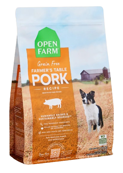 Open Farm Farmer's Table Pork Grain-Free Dog Kibble, 22lbs