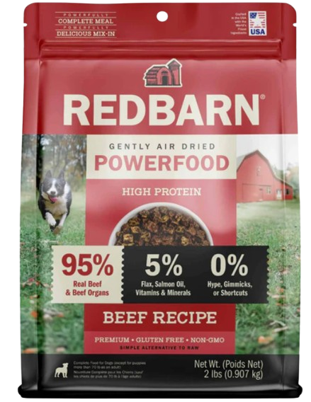 Redbarn Air Dried Powerfood Beef Recipe Dog Food