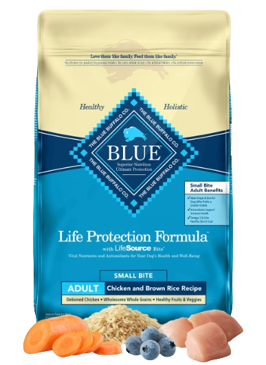 Blue Buffalo Life Protection Natural Small Bites Chicken & Brown Rice Recipe Adult Dry Dog Food