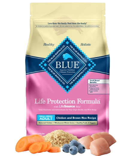 Blue Buffalo Life Protection Natural Chicken & Brown Rice Recipe Small Breed Adult Dry Dog Food