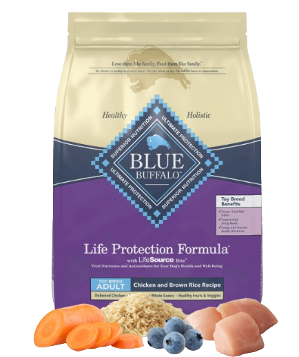 Blue Buffalo Life Protection Formula Natural Chicken & Brown Rice Recipe Adult Toy Breed Dry Dog Food
