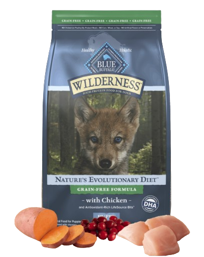 Blue Buffalo Wilderness Puppy Grain Free Chicken Dry Dog Food