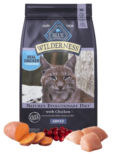 Blue Buffalo Wilderness Grain Free Chicken Recipe Dry Cat Food