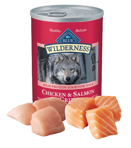 Blue Buffalo Wilderness Grain Free Salmon & Chicken Grill Canned Dog Food