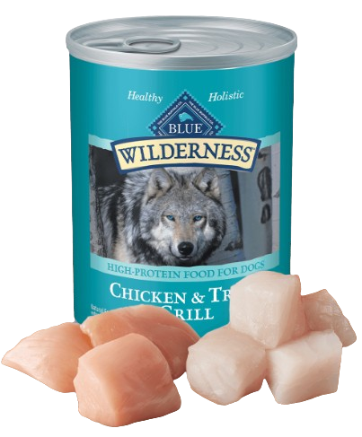 Blue Buffalo Wilderness Grain Free Trout & Chicken Canned Dog Food