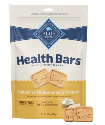 Blue Health Bars Baked With Banana & Yogurt Dog Treats