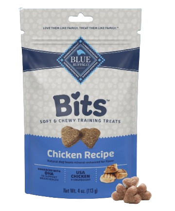 Blue Buffalo Bits Tasty Chicken Natural Soft-Moist Training Treats