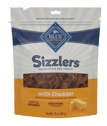 Blue Buffalo Sizzlers Bacon-Style with Cheddar Dog Treats