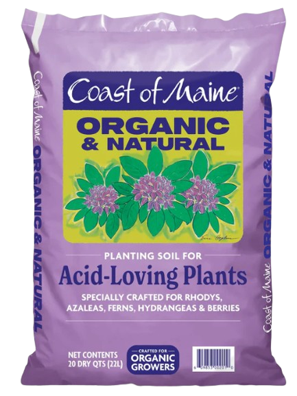 Coast of Maine Organic & Natural Planting Soil for Acid-Loving Plants, 20 qt