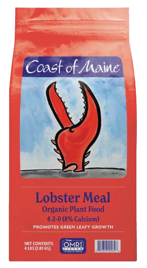 Coast Of Maine Lobster Meal Organic Plant Food (4-2-0 - 8% Calcium), 4lbs