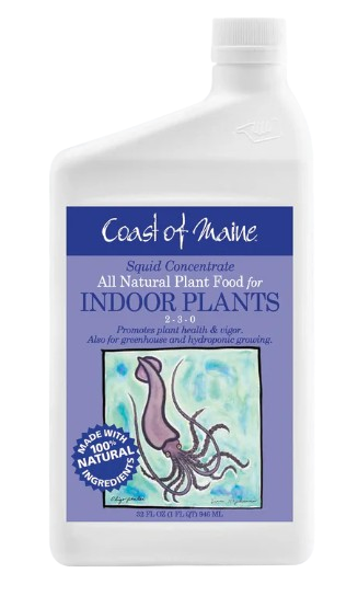 Coast of Maine Squid Concentrate All Natural Plant Food for Indoor Plants (2-3-0)