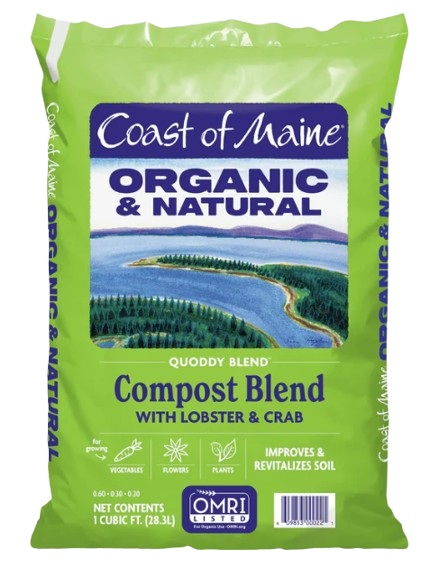 Coast of Maine Organic & Natural Quoddy Blend Compost Blend with Lobster & Crab