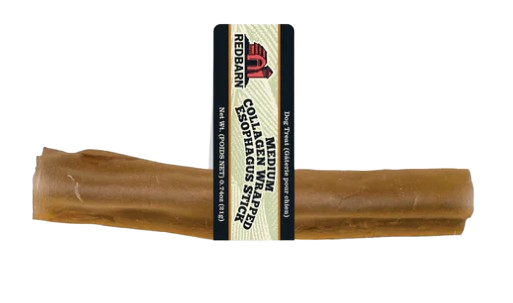 Redbarn Collagen Wrapped Esophagus Stick, Medium Single