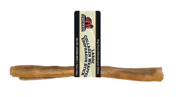 Redbarn Collagen Wrapped Esophagus Stick, Large Single