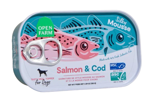 Open Farm Salmon & Cod Topper for Dogs, 4.59oz