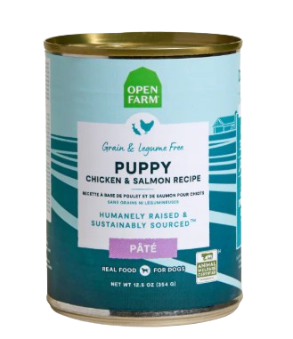 Open Farm Puppy Chicken & Salmon Pâté Canned Dog Food, 12.5oz