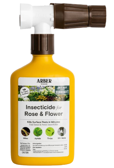 Arber Organic Insecticide for Rose & Flower, 16oz Ready-To-Spray Hose End