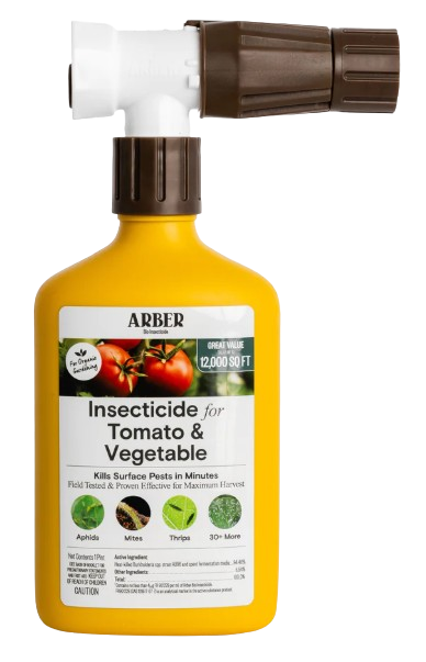 Arber Organic Insecticide for Tomato & Vegetable, 16oz Ready-To-Spray Hose End