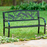 Dragonfly Metal Garden Bench