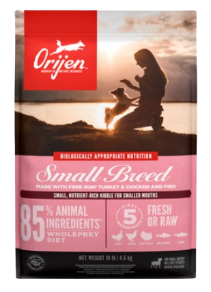 Orijen Small Breed Dry Dog Food, Chicken & Turkey, 4lbs