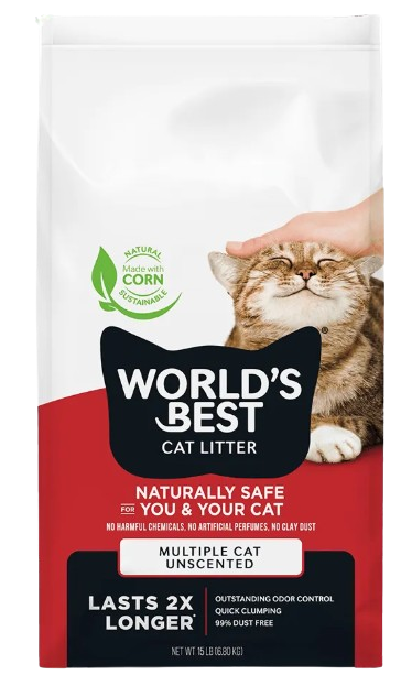 World's Best Multiple Cat Clumping Formula Cat Litter