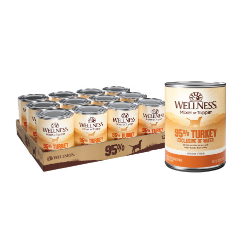 Wellness Natural Grain Free Adult 95% Turkey Canned Dog Food