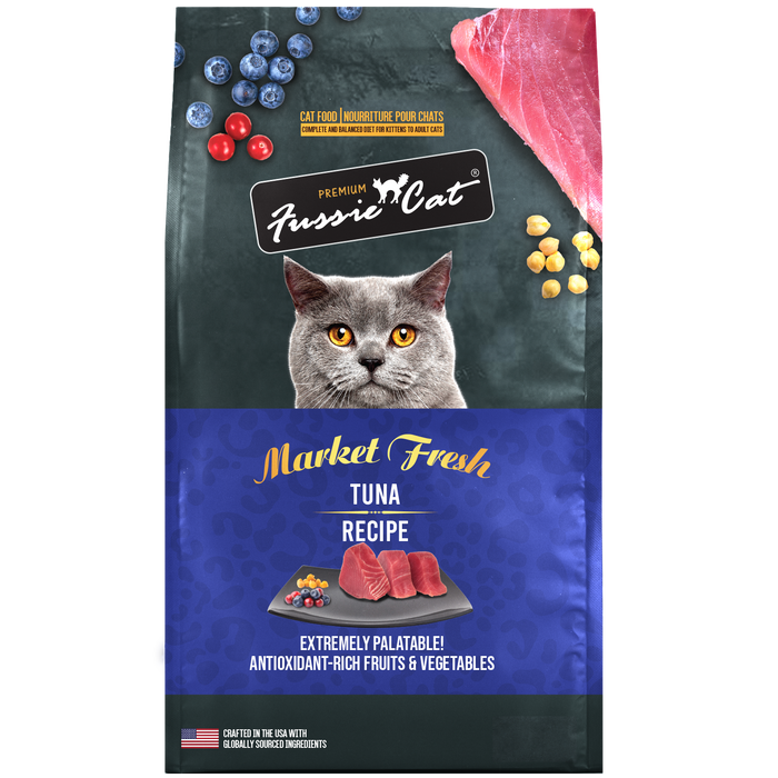 Fussie Cat Market Fresh Dry Cat Food, Tuna