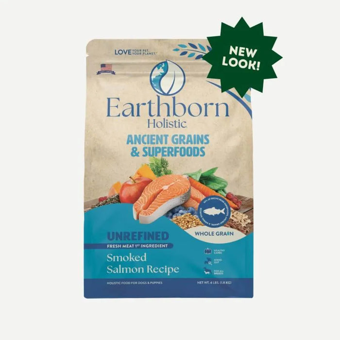 Earthborn Holistic Ancient Grains & Superfood (Unrefined) Smoked Salmon Recipe Dry Dog Food