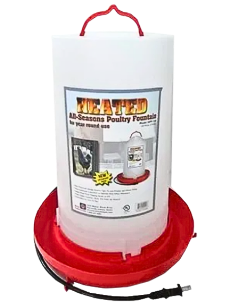 Farm Innovators All-Season Heated Poultry Fountain